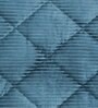 Blue Polyester Solid 380 GSM Double Bed AC Room Quilts