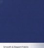 Blue Polyester Solid Light Filtering Eyelet 7 Feet Door Curtains (2 Pc)