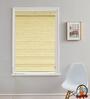 Beige Polyester Solid 108 X 48 inches Semisheer Zebra Blind