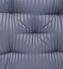 Blue Striped Polyester 20x20 Inches Floor Cushion