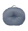 Blue Striped Polyester 22x22 Inches Floor Cushion