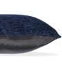 Blue Textured Polyester 16 x 16 Inches Cushion Covers (Set of 5)