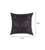 Blue Textured Polyester 16 x 16 Inches Cushion Covers (Set of 5)