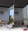 Blue Polyethylene Solid 108 X 36 inches Semisheer Roller Blind