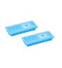 Blue Polypropylene (Set Of 2) Ice Cube Tray