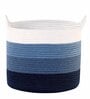 Blue Polypropylene 52 Ltr (1Pc) Storage Basket