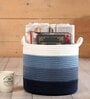 Blue Polypropylene 52 Ltr (3Pcs) Storage Basket