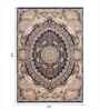 Blue Polypropylene Antistatic 120X170Cm Carpet With Cotton Backing