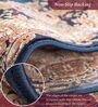 Blue Polypropylene Antistatic 160X230Cm Carpet With Cotton Backing