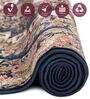 Blue Polypropylene Antistatic 240X310Cm Carpet With Cotton Backing