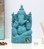 Blue Polyresin Ganesha Idol
