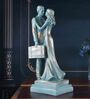 Blue Polyresin Exceptional Couple Figurine