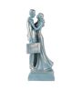 Blue Polyresin Exceptional Couple Figurine