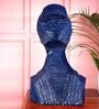 Blue Polyresin Premium Modern Art Figurine