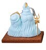 Blue Polyresin with 24 Carat Gold Plated Ornaments Shiv-Parvati Idol