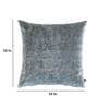 Blue Abstract Poly Viscose 16 x 16 Inches Cushion Cover