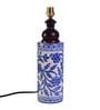 Blue Pottery Mugal Art Ceramic Cylindrical Decorative Lamp