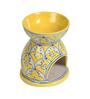 Yellow Pottery Oil Burner Ceramic Aroma Diffuser