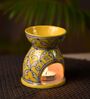 Yellow Pottery Oil Burner Ceramic Aroma Diffuser