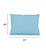 Blue Abstract 300TC Cotton 27 x 18 Inches Pillow Covers (Set of 2)