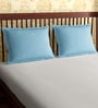 Blue Abstract 300TC Cotton 27 x 18 Inches Pillow Covers (Set of 2)