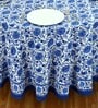 Marjoram (60x60) Blue & White Cotton Table Cloth