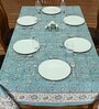 Dittany (72x135) Blue & White Cotton Table Cloth