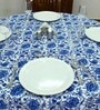 Marjoram (60x60) Blue & White Cotton Table Cloth