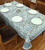 Spark (60x90) Blue & White Cotton Table Cloth