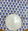 Freesia (72x72) Blue & White Cotton Table Cloth