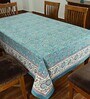 Guardian (72x72) Blue & White Cotton Table Cloth