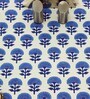 Nebula (60x90) Blue & White Cotton Table Cloth