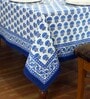 Nebula (60x90) Blue & White Cotton Table Cloth