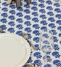 Nebula (60x90) Blue & White Cotton Table Cloth