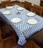 Nebula (60x90) Blue & White Cotton Table Cloth