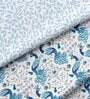 Blue Pure Cotton Printed 150 GSM Single Bed AC Room Dohar