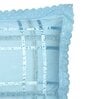 Blue Patterned 300TC Cotton 17 x 27 Inches Pillow Covers (Set of 2)