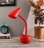 Volga Blue Study Lamp With ABS Plastic Base