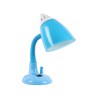 Blue Pvc Shade Study Lamp With Light Blue Base