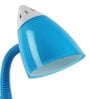 Blue Pvc Shade Study Lamp With Light Blue Base