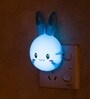 Blue Rabbit LED Plug-in Wall Socket Night Lamp