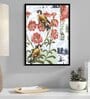 Popular Neg Blue Canvas Framed Wildlife Art Print