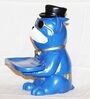 Blue Resin Dog Showpiece