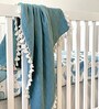 Blue Riverstone Cotton Reversible Kids Blanket