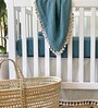 Blue Riverstone Cotton Reversible Kids Blanket