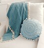 Blue Riverstone Cotton Reversible Kids Blanket