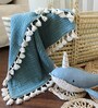 Blue Riverstone Cotton Reversible Kids Blanket