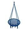 Round Fabric Swing in Blue Colour with chain Round Fabric Swing in Blue Colour with chain