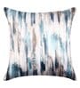 Blue Satin Abstract 16X16 Inches Cushion Cover