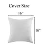 Blue Satin Abstract 16X16 Inches Cushion Cover